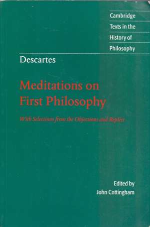 Meditations on first philosophy Rene Descartes meki uvez