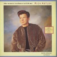 Gramofonska ploča Rick Astley She Wants To Dance With Me PT 42190, stanje ploče je 10/10