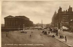 Liverpool - st. georges hall and lime street Europa
