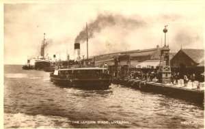 Liverpool - the landing stage Europa