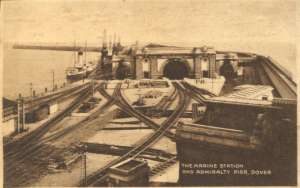 The marine station and admiralty pier, Dover Europa