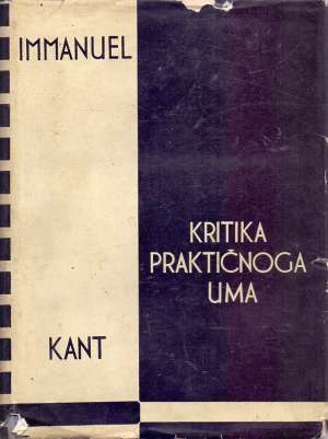 Kritika praktičnoga uma (lošije stanje) Immanuel Kant tvrdi uvez