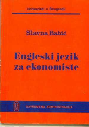 Engleski jezik za ekonomiste Slavna Babić meki uvez