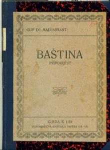 Baština Maupassant Guy De tvrdi uvez