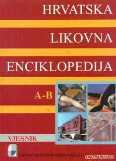 Hrvatska likovna enciklopedija 1-8 Žarko Domljan tvrdi uvez