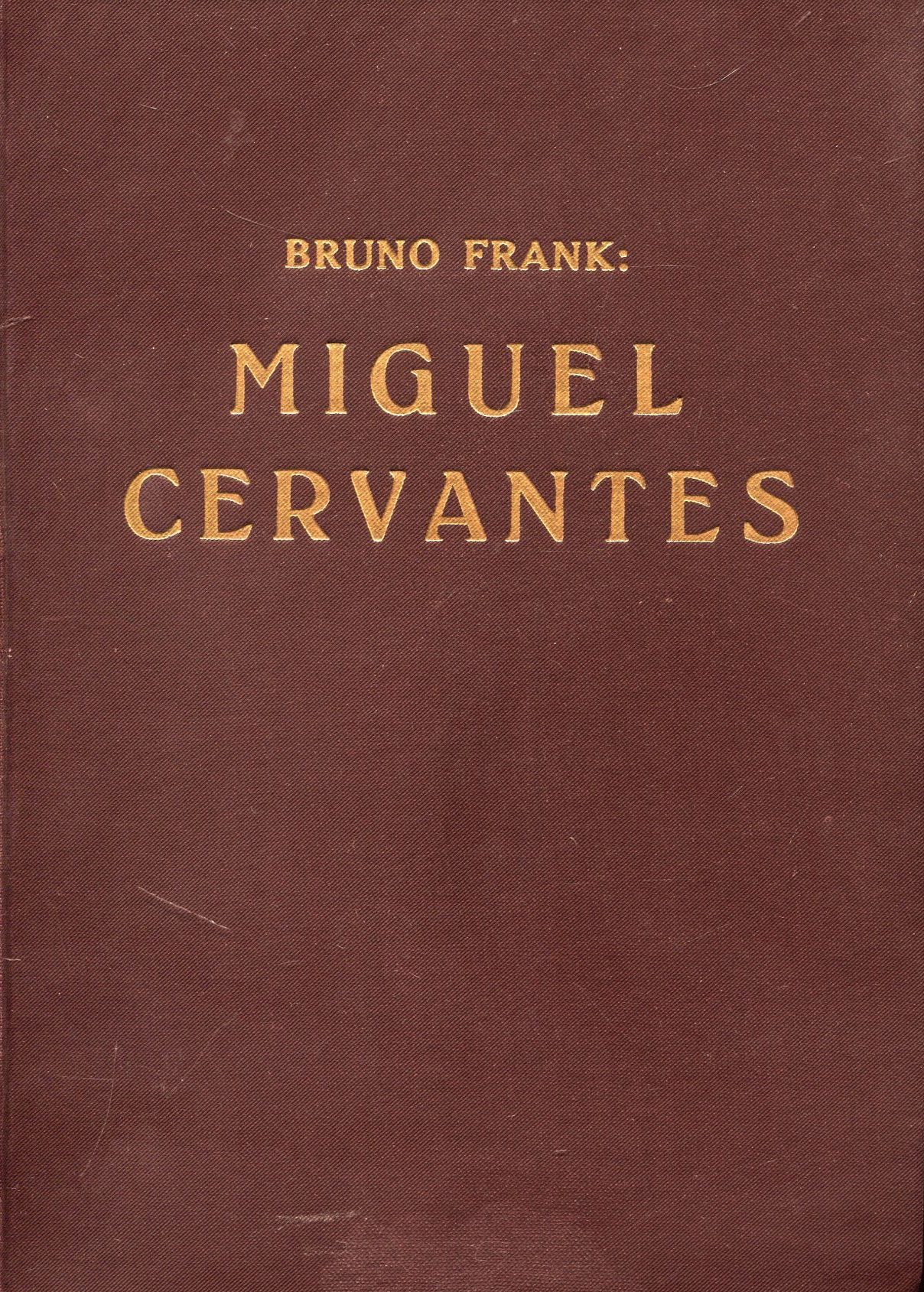 Miguel Cervantes Frank Bruno tvrdi uvez