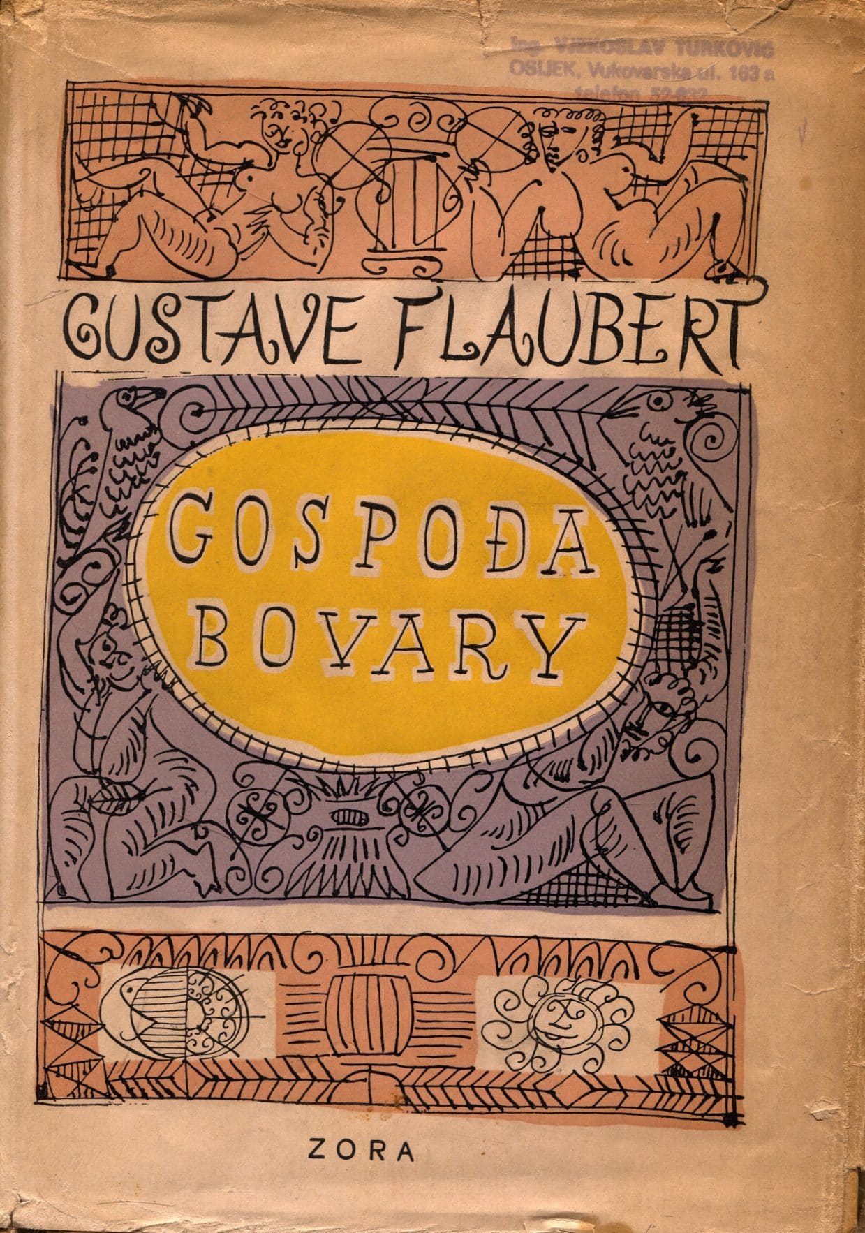 Gospođa Bovary Flaubert Gustave tvrdi uvez