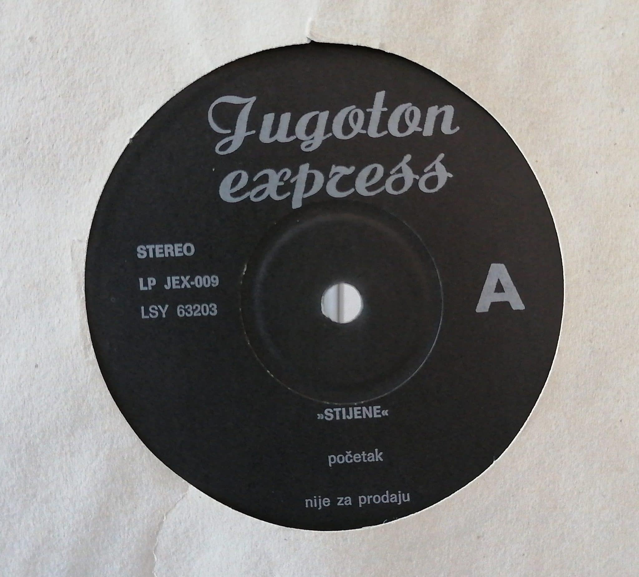 Gramofonska ploča Stijene / Ivo Fabijan Jugoton Express JEX009/010, stanje ploče je 10/10