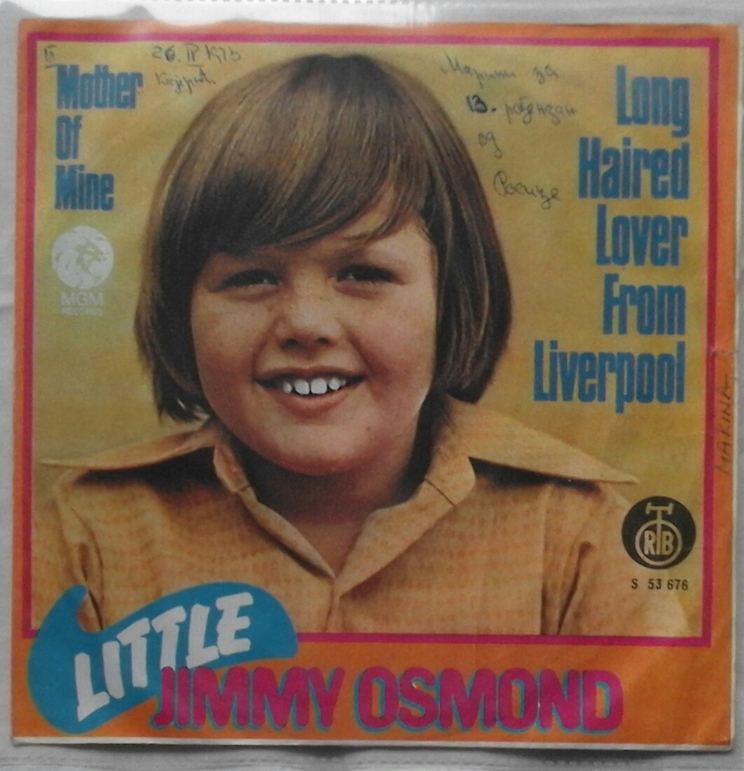 Long Haired Lover From Liverpool  / Mother Of Mine Little Jimmy Osmond