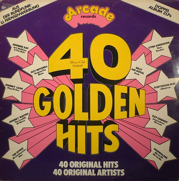 Gramofonska ploča 40 Golden Hits 40 Golden Hits ADE G 1/2, stanje ploče je 8/10