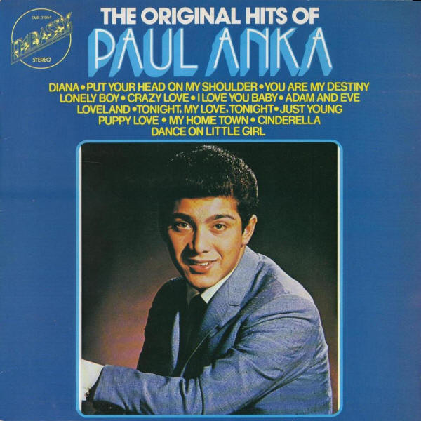 Gramofonska ploča Paul Anka The Original Hits Of Paul Anka EMB 31054, stanje ploče je 7/10