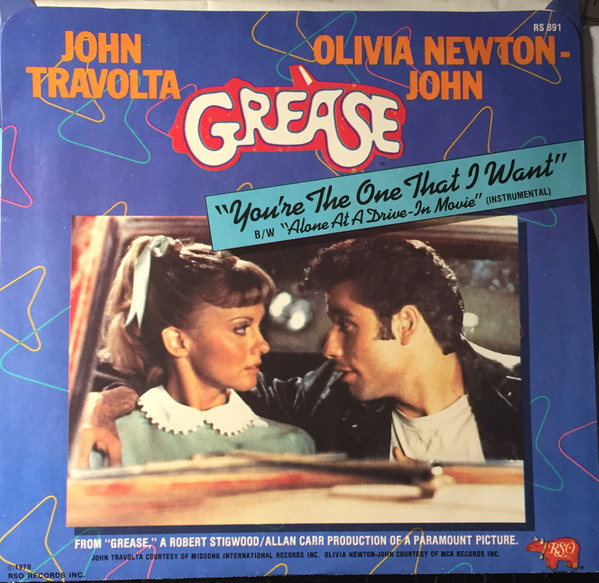 Youre The One That I Want / Alone At A Drive-In Movie (Instrumental) John Travolta