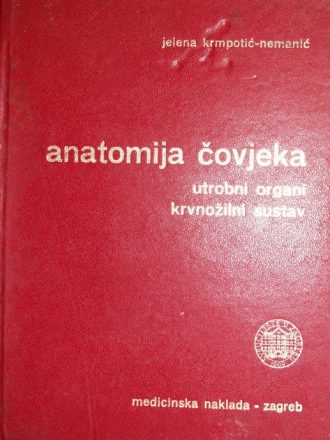 Anatomija čovjeka Jelena Krmpotić Nemanić tvrdi uvez