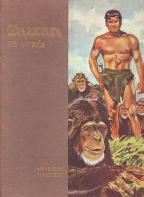 Tarzan se vraća Burroughs Edgar Rice tvrdi uvez