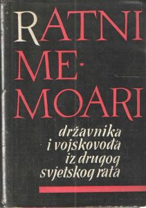 Ratni memoari državnika i vojskovođa drugog svjetskog rata Fadil Hadžić tvrdi uvez