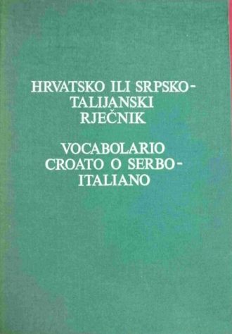 Hrvatsko ili srpsko talijanski rječnik