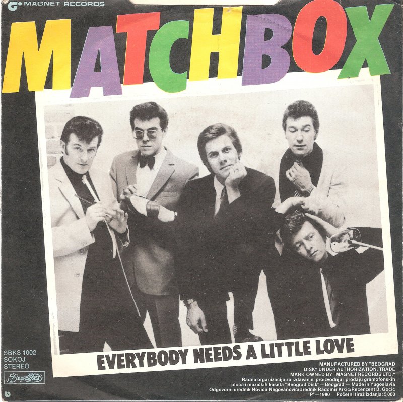 Buzz Buzz A Diddle It / Everybody Needs A Little Love Matchbox