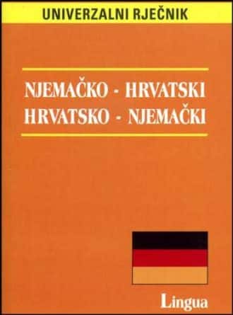 Njemačko hrvatski hrvatsko njemački univerzalni rječnik Ivanka Borovac meki uvez