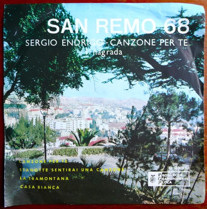 Sergio Endrigo / Yoko Kishi San Remo 1968