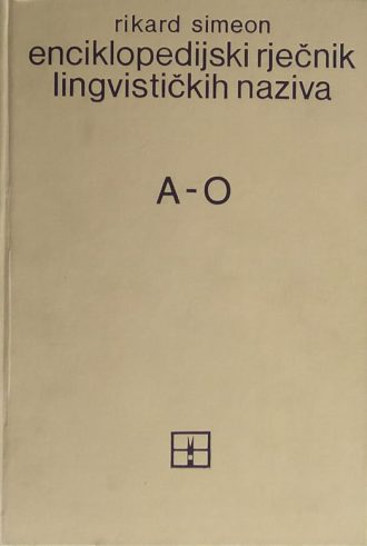 Enciklopedijski rječnik lingvističkih naziva A-Ž 1-2