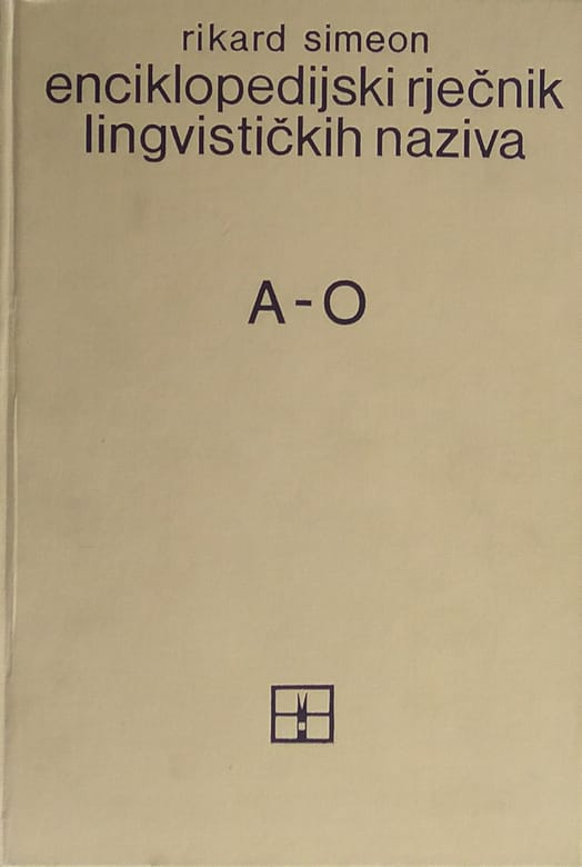 Enciklopedijski rječnik lingvističkih naziva A-Ž 1-2