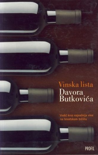 Vinska lista Davora Butkovića Davor Butković meki uvez