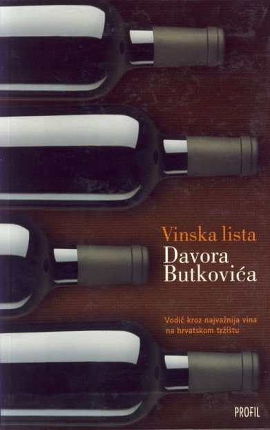 Vinska lista Davora Butkovića Davor Butković meki uvez
