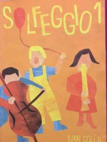 Solfeggio 1 - udžbenik za 1. razred solfeggia za osnovne glazbene škole Ivan Golčić meki uvez