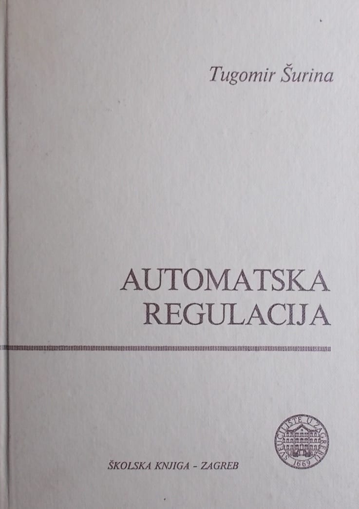 Automatska regulacija Tugomir Šurina tvrdi uvez