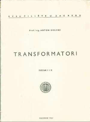 Transformatori I i II Anton Dolenc meki uvez