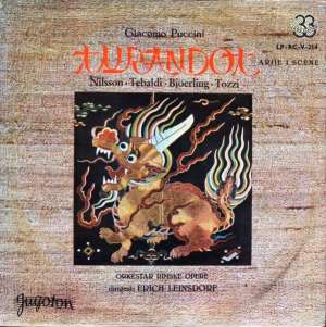 Gramofonska ploča Puccini Turandot (Arije I Scene) LP-RC-V-214, stanje ploče je 10/10