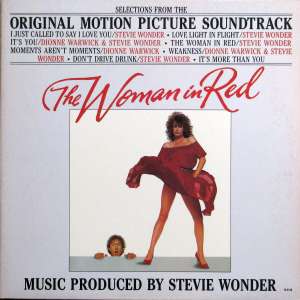 The woman in red Stevie Wonder