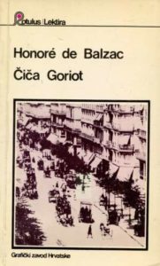 Čiča Goriot Balzac Honore De meki uvez