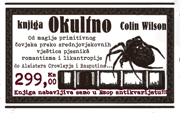 Okultno-knjiga colin wilson ezop antikvarijat