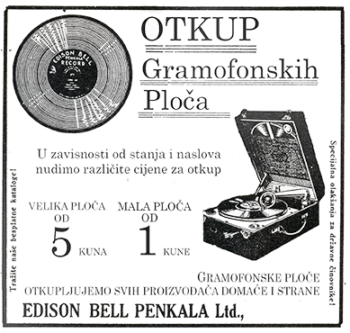 Ezop antikvarijat Osijek otkup gramofonski ploča