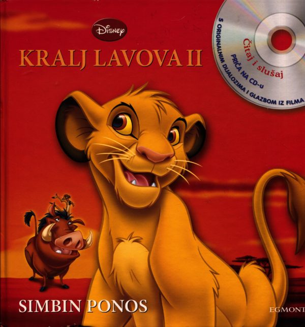 Kralj lavova 2 + CD Walt Disney