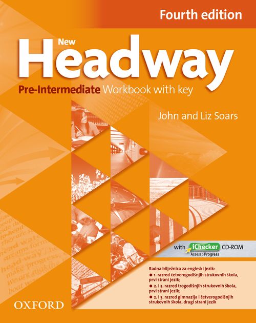 new headway FOURTH edition PRE-INTERMEDIATE workbook : radna bilježnica za engleski jezik ; 2. i 3. razred gimnazija, autora John Soars, Liz Soars