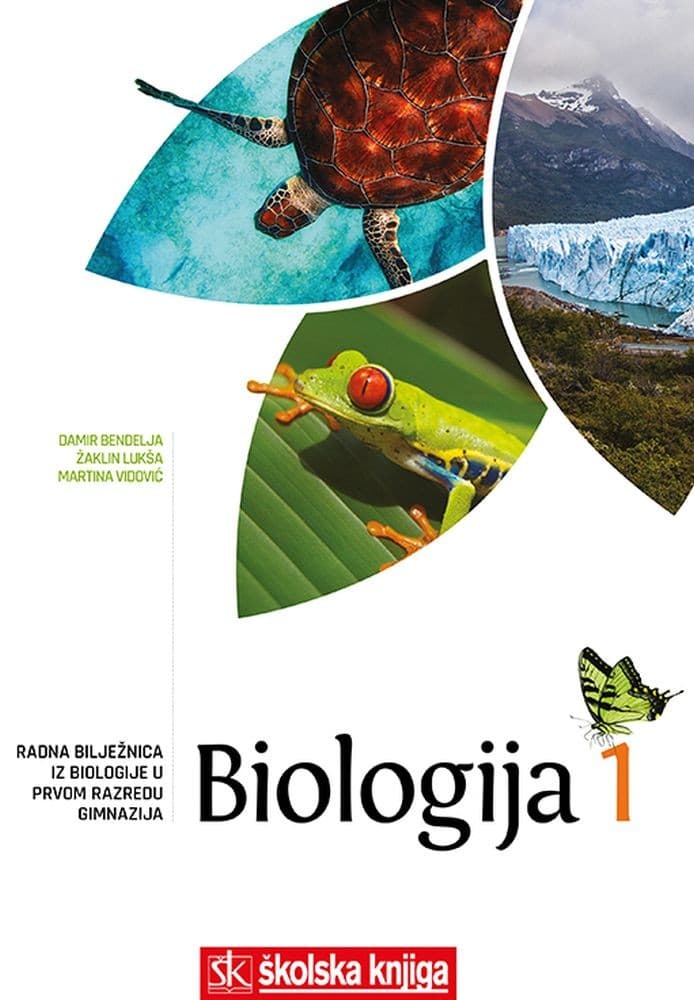 BIOLOGIJA 1 - radna bilježnica za biologiju u 1. razredu gimnazija  autora Damir Bendelja, Žaklin Lukša, Martina Vidović