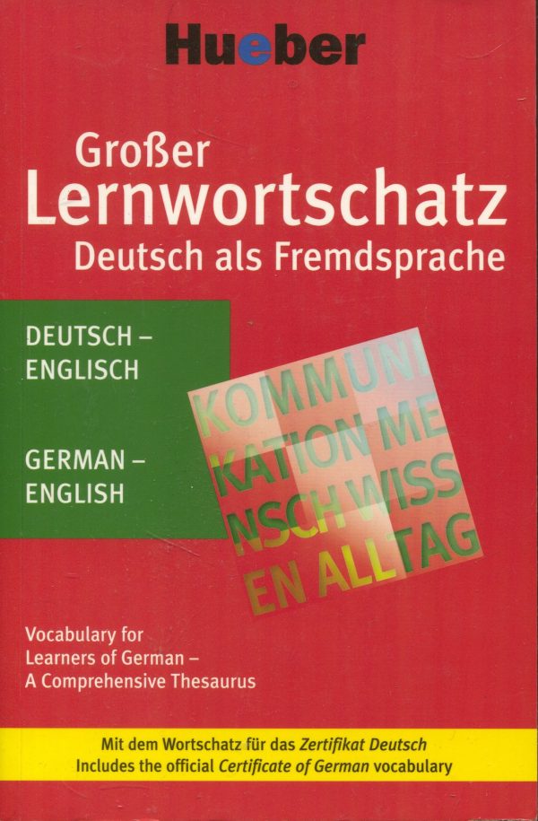 Grosser Lernwortschatz Deutsch als Fremdsprache Monika Reimann, Sabine Dinsel