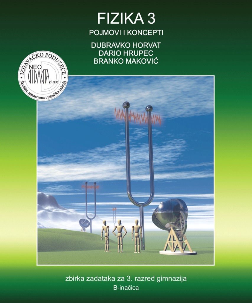 Fizika 3 : pojmovi i koncepti, ZBIRKA ZADATAKA (B-inačica) za 3. razred gimnazija (B-inačica) autora Dubravko Horvat, Dario Hrupec, Branko