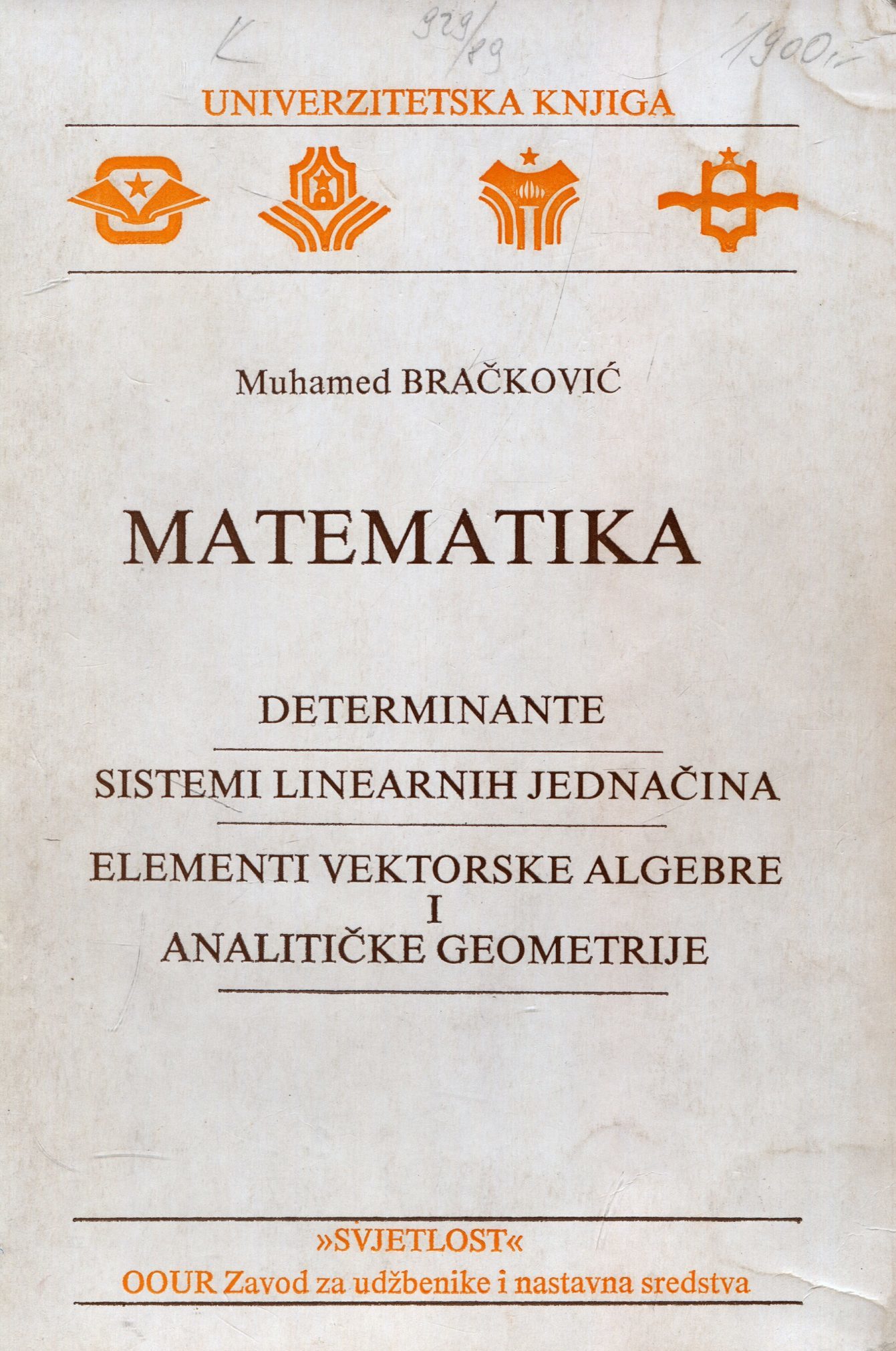 Matematika Muhamed Bračković