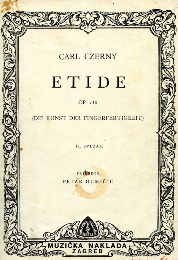 Carl Czerny - Etide Op. 740 Petar Dumičić