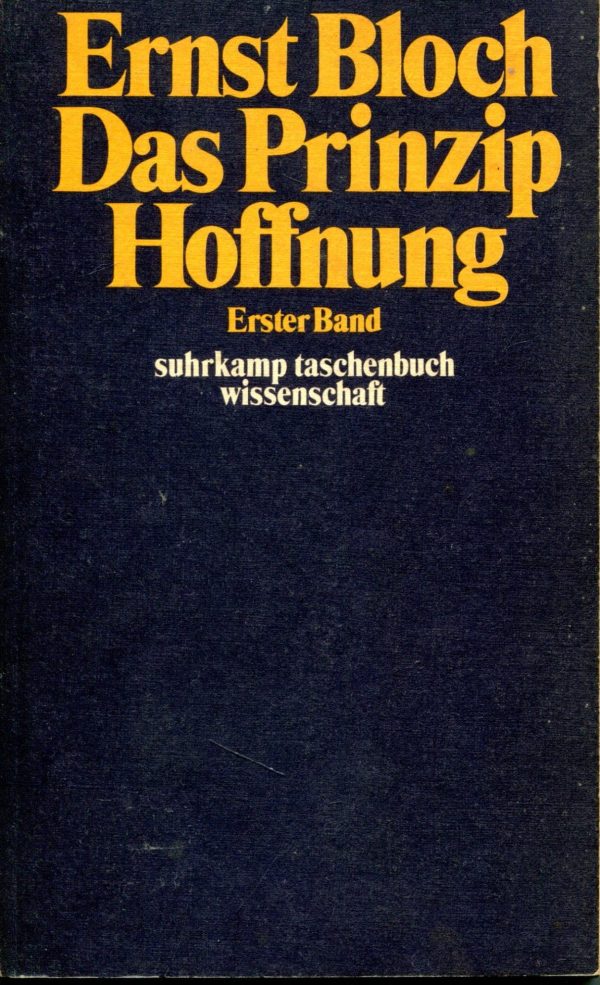 Das Prinzip Hoffnung 1-2 Ernst Bloch