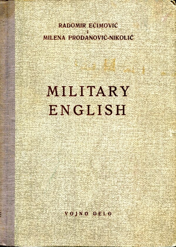 Military English Radomir Ećimović i Milena Prodanović-Nikolić