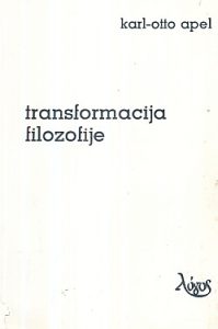 Transformacija filozofije Karl-Otto Apel