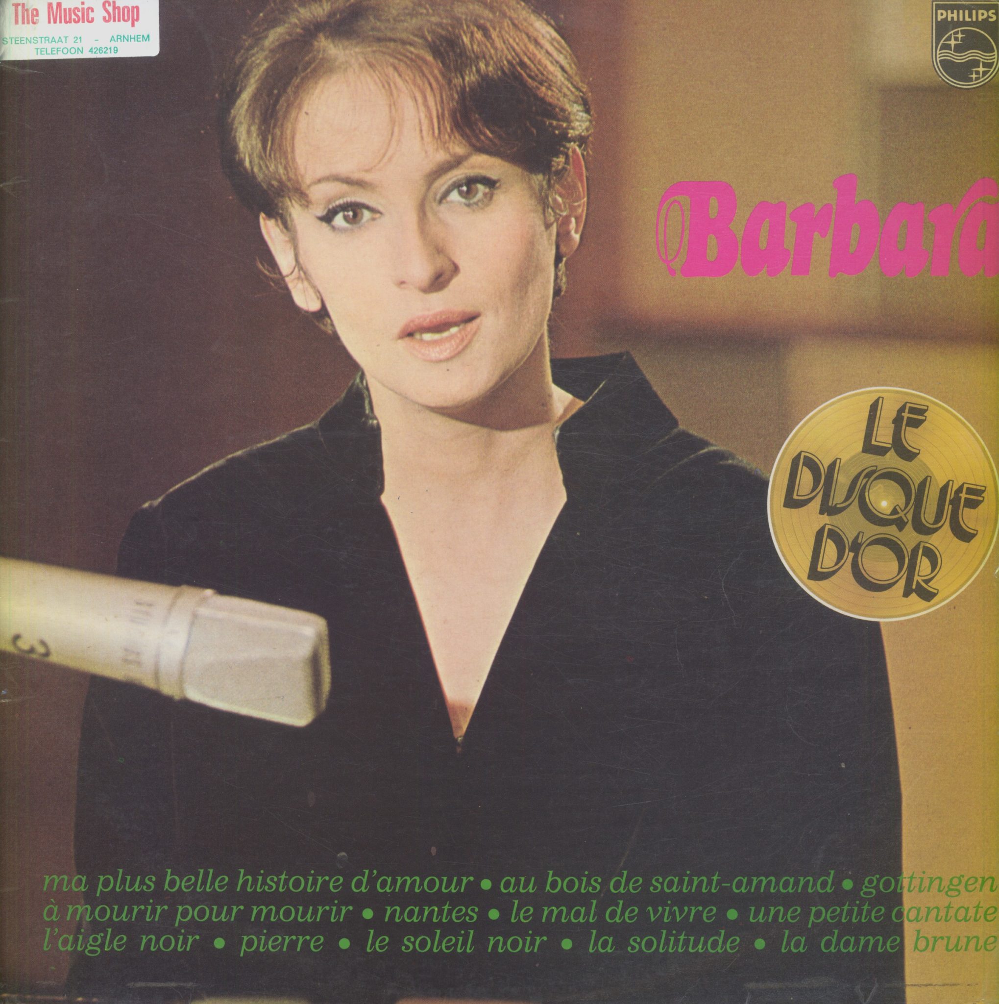 Gramofonska ploča Barbara Le Disque D'Or De Barbara 9120 143