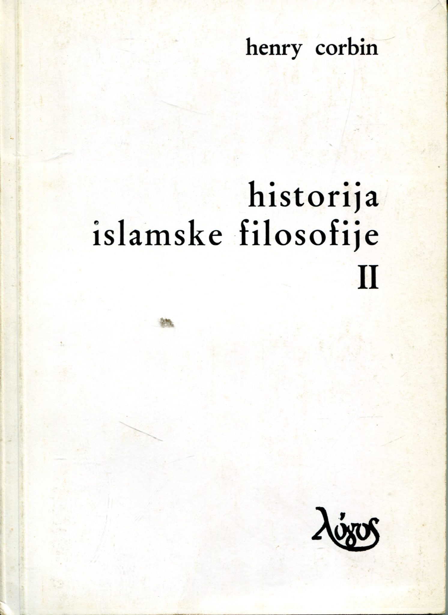 Historija islamske filosofije II Henry Corbin