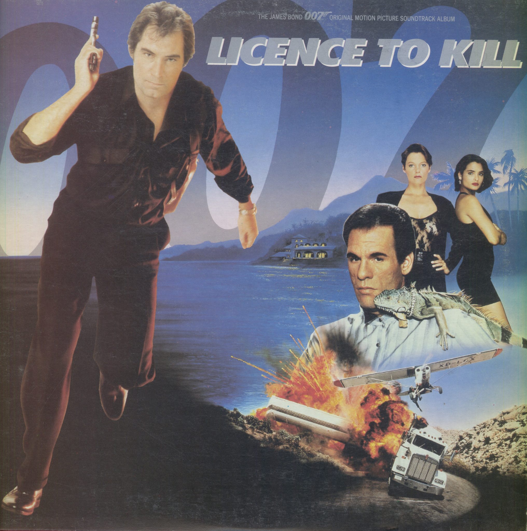 Gramofonska ploča Licence To Kill - The James Bond 007 Original Motion Picture Soundtrack Album Gladys Knight / Ivory / Tim Feehan / National Philharmonic Orchestra... LP-7 2 02502 2