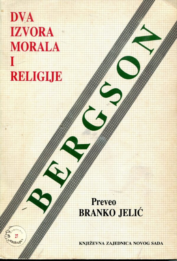 Dva izvora morala i religije Anri Bergson