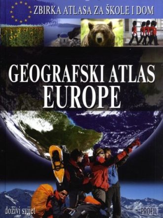 Geografski atlas Europe Drago Glamuzina
